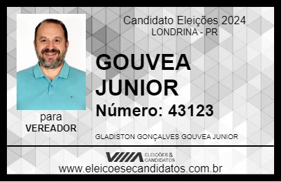 Candidato GOUVEA JUNIOR 2024 - LONDRINA - Eleições