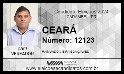 Candidato CEARÁ 2024 - CARAMBEÍ - Eleições