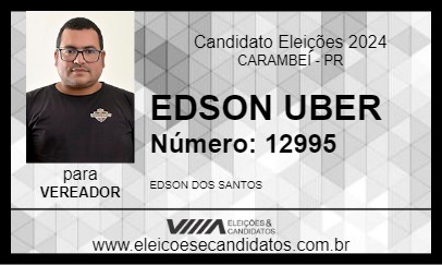 Candidato EDSON UBER 2024 - CARAMBEÍ - Eleições