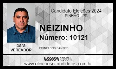 Candidato NEIZINHO 2024 - PINHÃO - Eleições