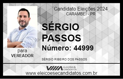 Candidato SÉRGIO PASSOS 2024 - CARAMBEÍ - Eleições