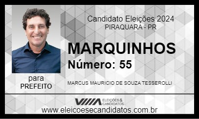 Candidato MARQUINHOS 2024 - PIRAQUARA - Eleições