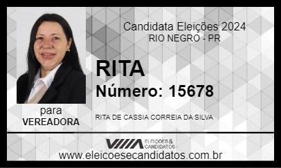 Candidato RITA 2024 - RIO NEGRO - Eleições