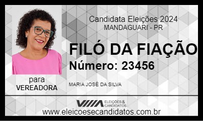 Candidato FILÓ DA FIAÇÃO 2024 - MANDAGUARI - Eleições