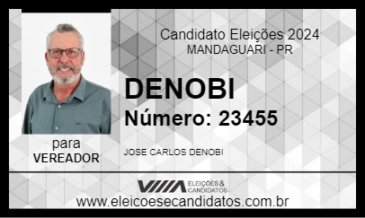 Candidato DENOBI 2024 - MANDAGUARI - Eleições