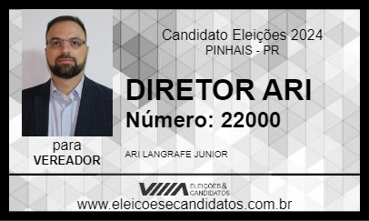 Candidato DIRETOR ARI 2024 - PINHAIS - Eleições