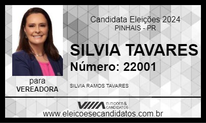 Candidato SILVIA TAVARES 2024 - PINHAIS - Eleições