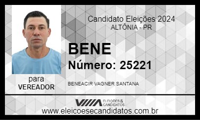 Candidato BENE 2024 - ALTÔNIA - Eleições