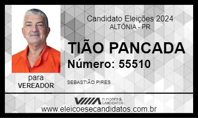 Candidato TIÃO PANCADA 2024 - ALTÔNIA - Eleições