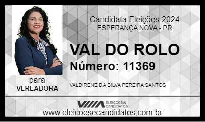 Candidato VAL DO ROLO 2024 - ESPERANÇA NOVA - Eleições