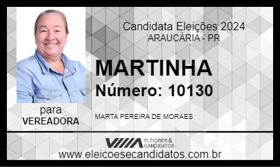 Candidato MARTINHA 2024 - ARAUCÁRIA - Eleições