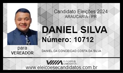 Candidato DANIEL SILVA 2024 - ARAUCÁRIA - Eleições