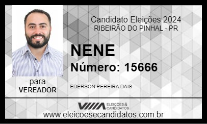 Candidato NENE 2024 - RIBEIRÃO DO PINHAL - Eleições