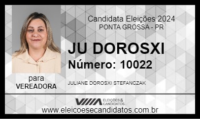 Candidato JU DOROSXI 2024 - PONTA GROSSA - Eleições