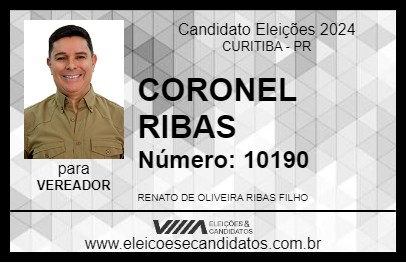 Candidato CORONEL RIBAS 2024 - CURITIBA - Eleições