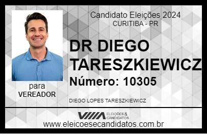 Candidato DR DIEGO TARESZKIEWICZ 2024 - CURITIBA - Eleições