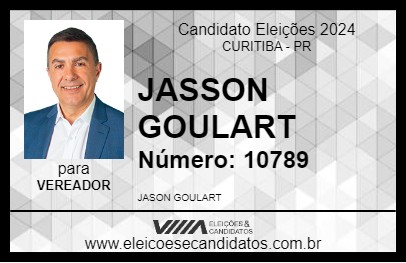 Candidato JASSON GOULART 2024 - CURITIBA - Eleições