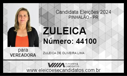 Candidato ZULEICA 2024 - PINHALÃO - Eleições