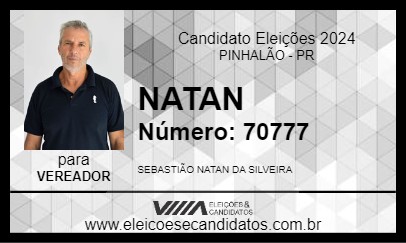 Candidato NATAN 2024 - PINHALÃO - Eleições