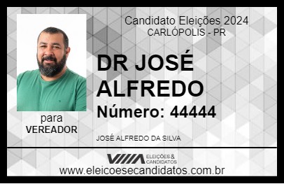 Candidato DR JOSÉ ALFREDO 2024 - CARLÓPOLIS - Eleições