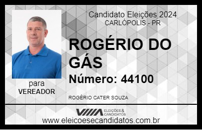 Candidato ROGÉRIO DO GÁS 2024 - CARLÓPOLIS - Eleições