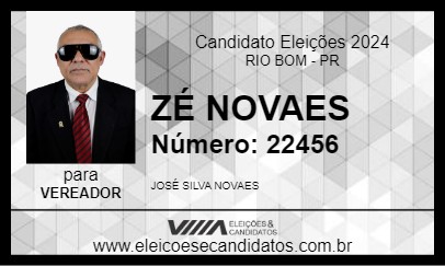 Candidato ZÉ NOVAES 2024 - RIO BOM - Eleições