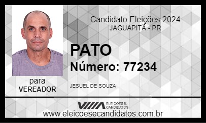 Candidato PATO 2024 - JAGUAPITÃ - Eleições