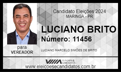 Candidato LUCIANO BRITO 2024 - MARINGÁ - Eleições