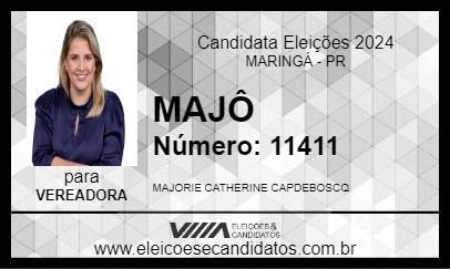 Candidato MAJÔ 2024 - MARINGÁ - Eleições