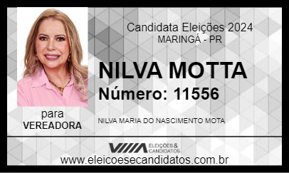 Candidato NILVA MOTTA 2024 - MARINGÁ - Eleições