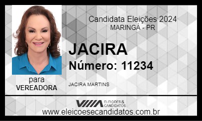 Candidato JACIRA 2024 - MARINGÁ - Eleições