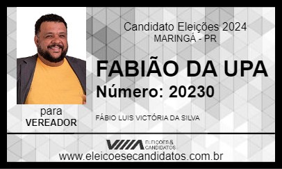 Candidato FABIÃO 2024 - MARINGÁ - Eleições