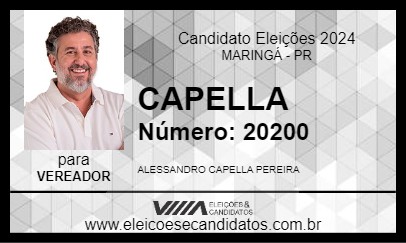 Candidato CAPELLA 2024 - MARINGÁ - Eleições