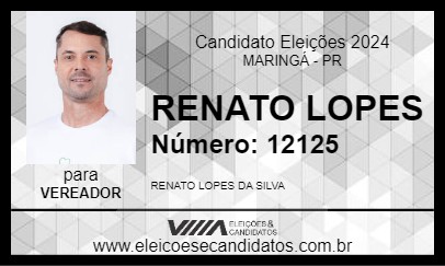 Candidato RENATO LOPES 2024 - MARINGÁ - Eleições