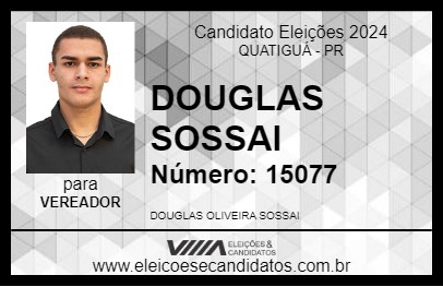 Candidato DOUGLAS  SOSSAI 2024 - QUATIGUÁ - Eleições