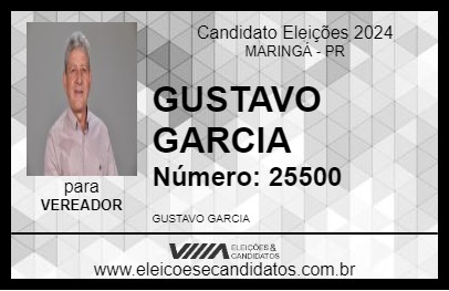 Candidato GUSTAVO GARCIA 2024 - MARINGÁ - Eleições