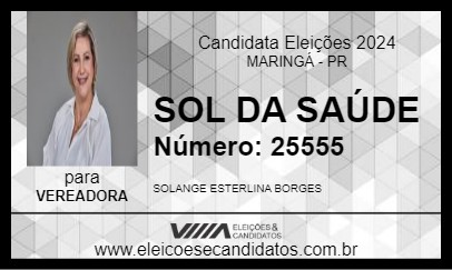 Candidato SOL DA SAÚDE 2024 - MARINGÁ - Eleições