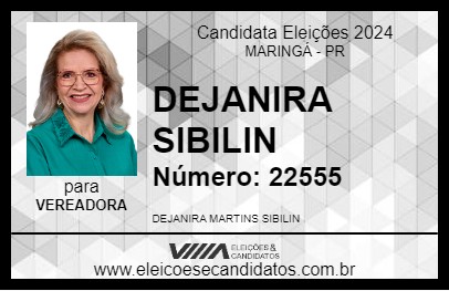 Candidato DEJANIRA SIBILIN 2024 - MARINGÁ - Eleições