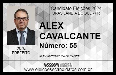 Candidato ALEX CAVALCANTE 2024 - BRASILÂNDIA DO SUL - Eleições