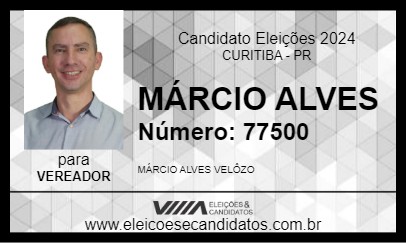 Candidato MÁRCIO ALVES 2024 - CURITIBA - Eleições