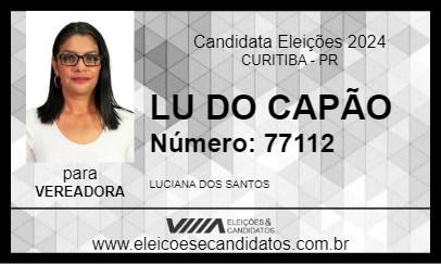 Candidato LU DO CAPÃO 2024 - CURITIBA - Eleições