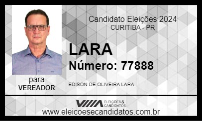 Candidato LARA 2024 - CURITIBA - Eleições