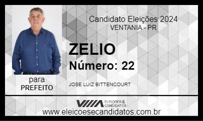 Candidato ZELIO 2024 - VENTANIA - Eleições