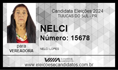 Candidato NELCI 2024 - TIJUCAS DO SUL - Eleições