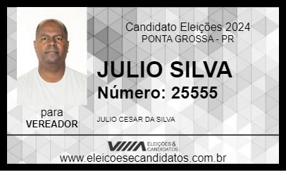 Candidato JULIO SILVA 2024 - PONTA GROSSA - Eleições