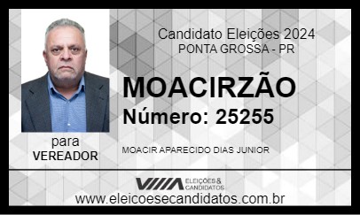 Candidato MOACIRZÃO 2024 - PONTA GROSSA - Eleições