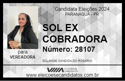 Candidato SOL EX COBRADORA 2024 - PARANAGUÁ - Eleições