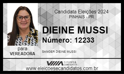 Candidato DIEINE MUSSI 2024 - PINHAIS - Eleições