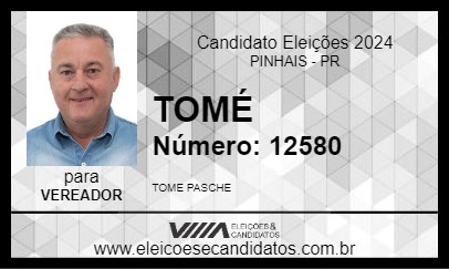 Candidato TOMÉ 2024 - PINHAIS - Eleições