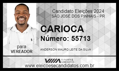 Candidato CARIOCA 2024 - SÃO JOSÉ DOS PINHAIS - Eleições